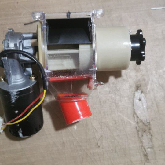 12v24V电动施肥盒 排肥料合 撒肥合 喂鸽下料口 电机肥合