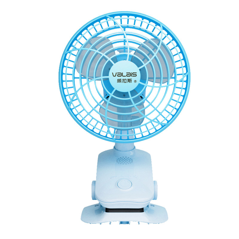 婴儿风扇可充电式宝宝床手推车儿童静音摇头夹扇USB迷你小电风扇