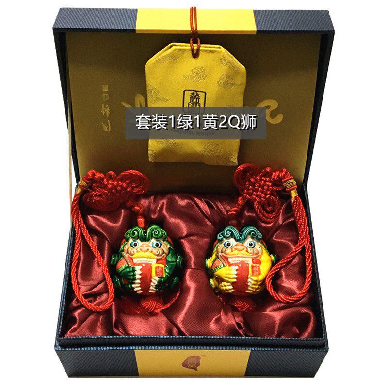 风狮爷挂件普门品正宗交趾陶平安招财汽车挂饰公司礼品厦门纪念品