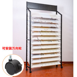 铝扣板展示架集成吊顶展架300*600450装饰天花扣板样品陈列货架子