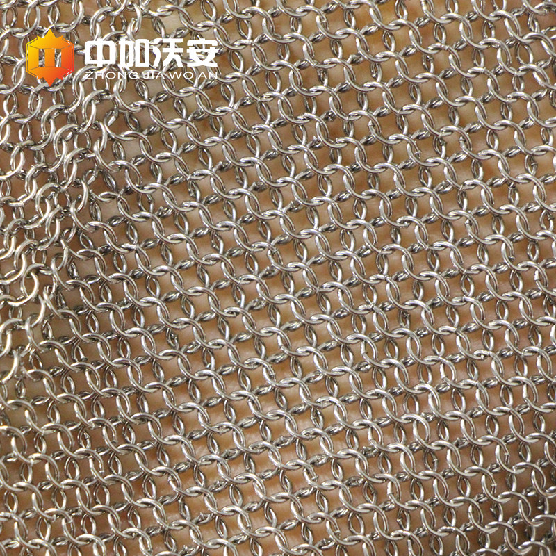 钢环不锈钢丝防割手套专用铁手套耐磨防刺玻璃割伤厨房切菜肉裁剪