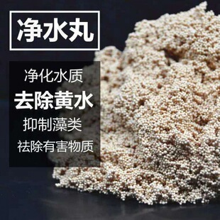 鱼缸蛋白棉除黄水净化水质除腥臭水族专用净水神器吸附包过滤材料