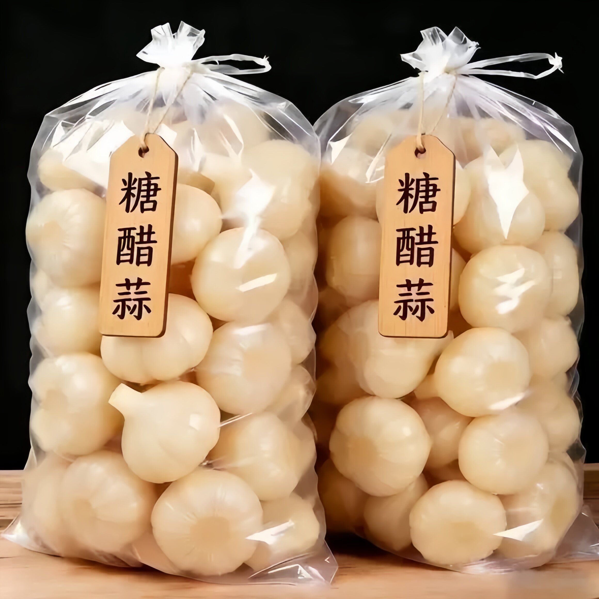 正宗糖醋蒜新蒜头腌制糖醋大蒜头甜蒜泡蒜大蒜腊八蒜下饭菜旗舰店