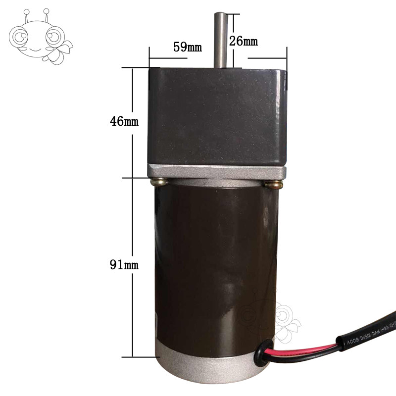 直流电动餐桌电机转盘马达12V24V减速正反转电机配件电动餐桌专用