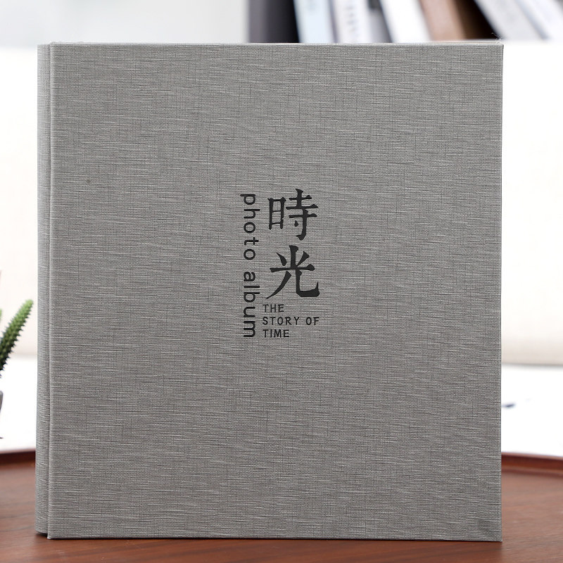 6寸过塑皮质家庭记录相册本插页式5寸大容量情侣宝宝纪念影集收纳