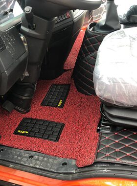 东风多利卡D9K D9 D12全包围脚垫华神KL5 T1 T3 T5大货车专用脚垫