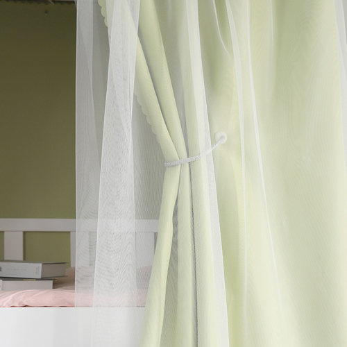 加厚床幔床帘上下铺学生寝室宿舍强遮光帘子简约双层女生一体式布