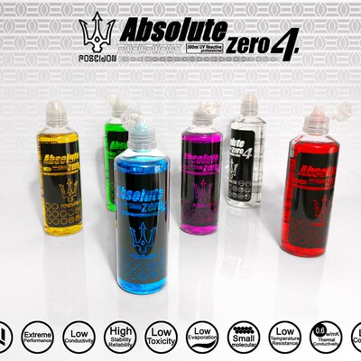 海神POSEIDION电脑水冷液,Absolute zero 4新一代,纳米银,多色