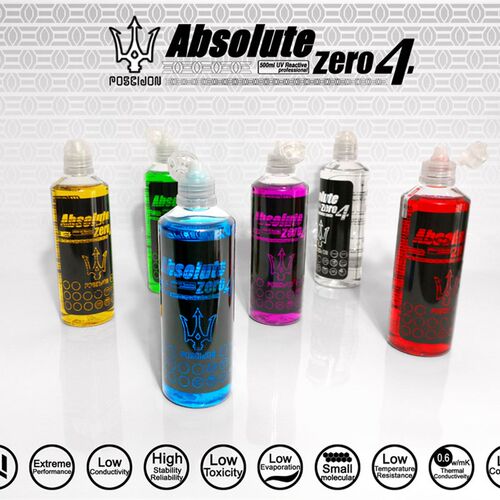 海神POSEIDION电脑水冷液,Absolute zero 4新一代,纳米银,多色