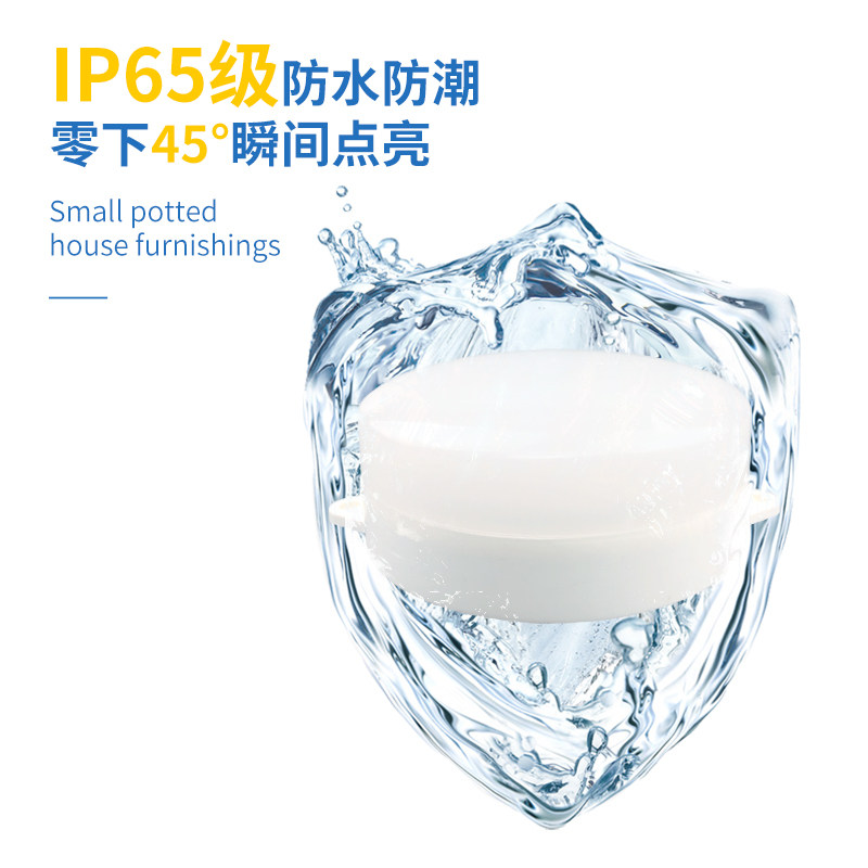 led冷库专用灯圆形耐低温工厂防爆灯卫生间浴室防水防潮照明灯具