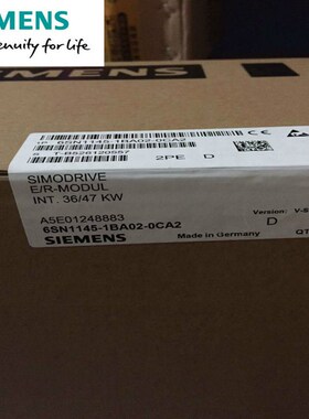 6SN1124-1AA00-0BA2SIMODRIVE 611 功率模块,1 轴,25A 外部散热
