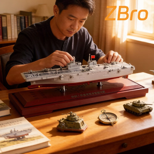 ZBRO076型两栖攻击舰模型合金