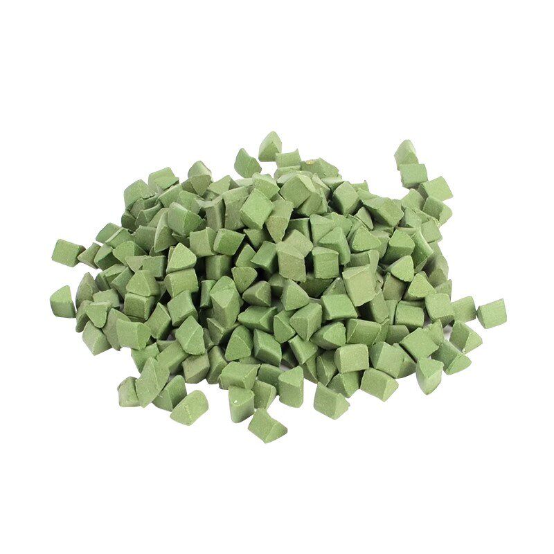 绿三角圆珠抛光核桃壳磨料石震桶抛光机树脂玉石翡翠玛瑙25kg袋装