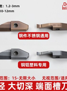 端面槽刀大切深小孔深孔平面槽环形槽加工深孔