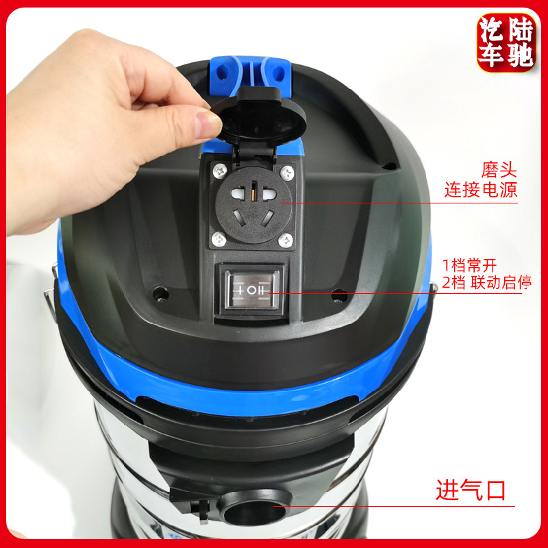 汽车打磨电动砂纸机30升吸尘器带联动功能6寸圆形研磨机批土打磨