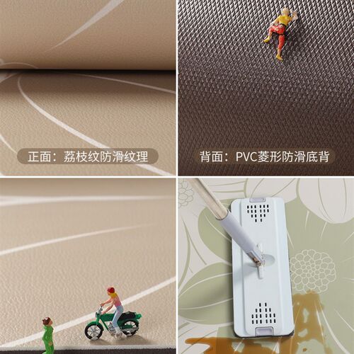 入户门地垫pvc可擦免洗进门门口门垫家用玄关脚垫可裁剪皮革地毯