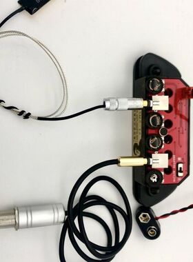 沐铃P01-3.5木吉他拾音器贴片拾音器配老齐二代三代舒特勒拾音器