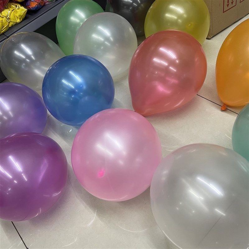 珠光色大包气球ktv酒吧场景布置生日婚庆店铺开业活动装饰用品