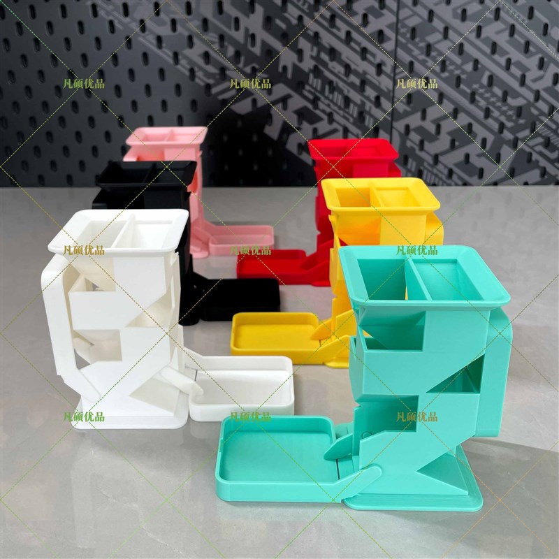 桌游骰子塔可折叠色子塔跑团便携式骰塔简约实用骰塔筛子塔3D打印图片