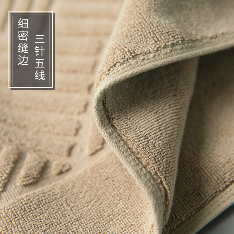 酒店纯棉地巾浴室家用吸水地垫洗手间卧室卫生间加厚可机洗dijin