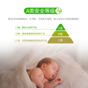 谷今支架家用蚊帐防摔儿童加密拉链全封闭1.5米1.8m床2透气北欧风