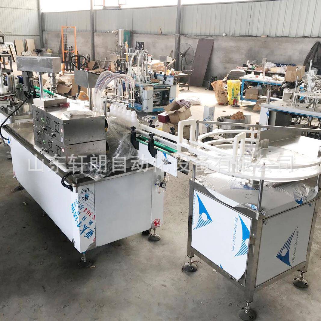 洗发膏护发素灌装机 6头全自动液体灌装机 日化品化妆品灌装机