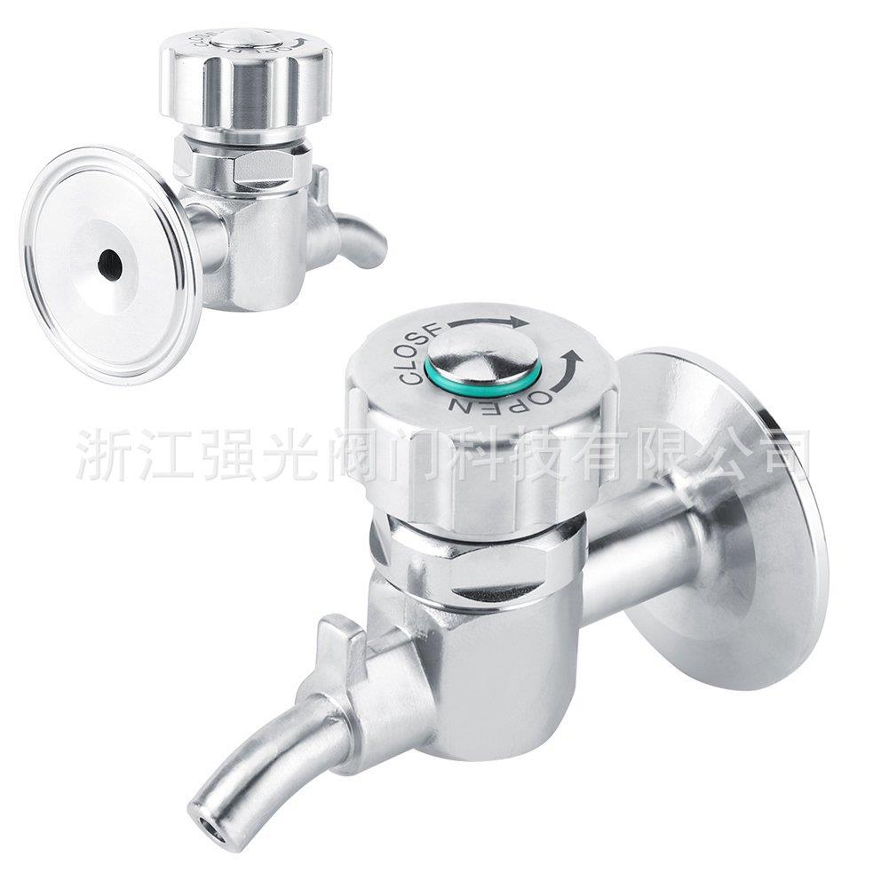 精酿啤酒发酵卫生级取样阀,啤酒取样阀,旋螺式,快装,消泡器