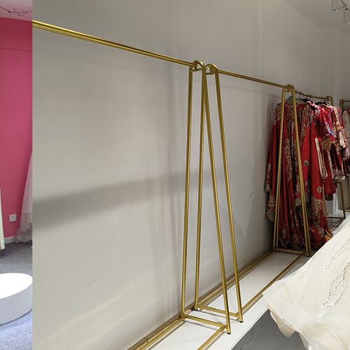 简约秀禾礼服展示架婚纱店影楼工作室婚纱敬酒大拖尾挂衣架子加粗