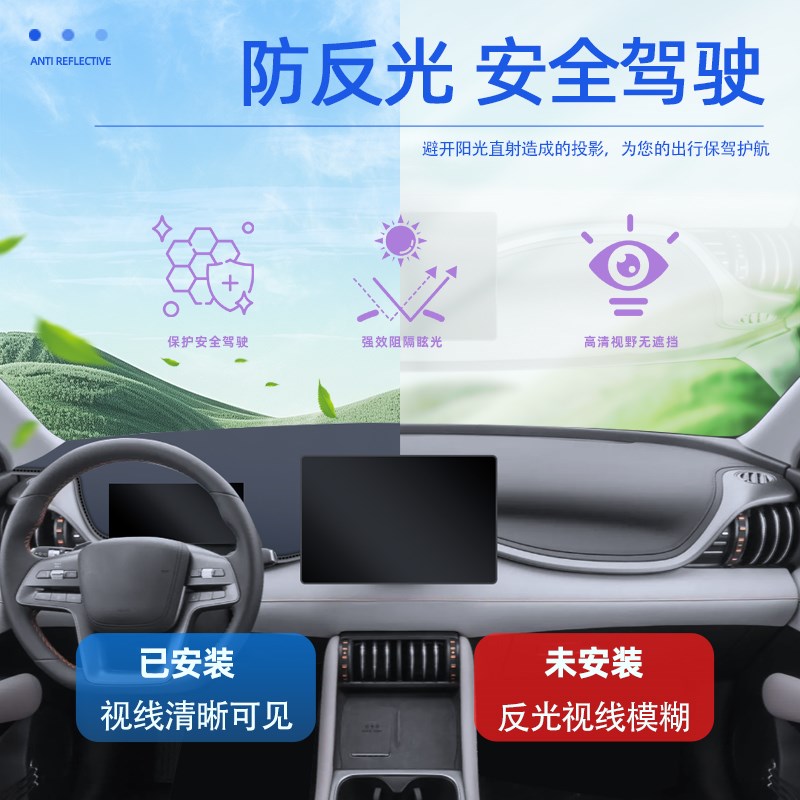 比亚迪25款元plus智驾版汽车用品仪表防晒垫中控避光必买配件防滑