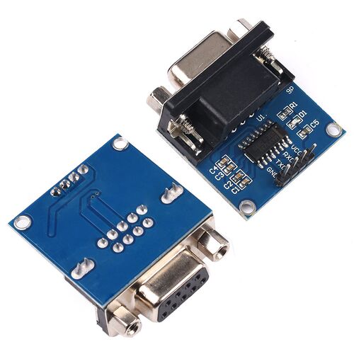 RS232转TTL模块2代DB9母头模块 下载线MAX3232串口刷机板