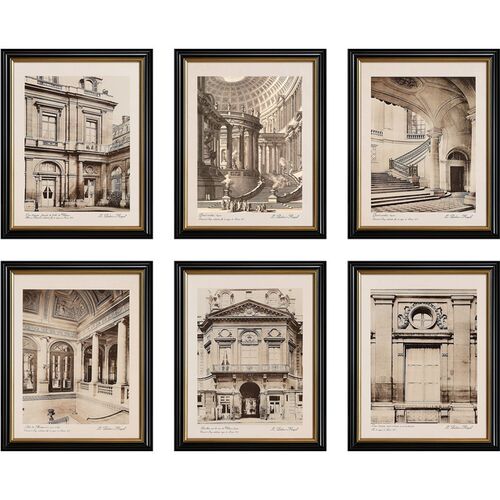 美式客厅轻奢装饰画沙发背景墙挂画法式餐厅卧室玄关欧式建筑壁画