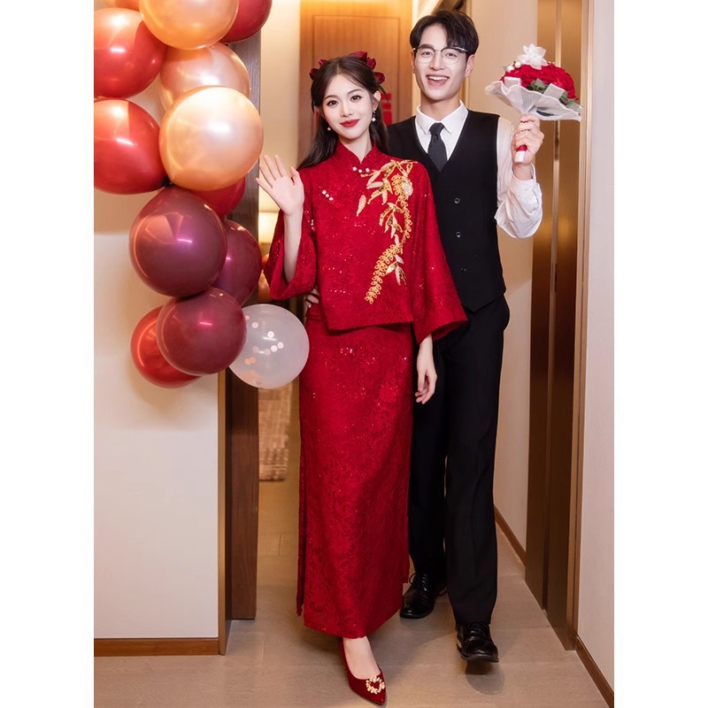 2026新款新中式旗袍敬酒服新礼服/晚装