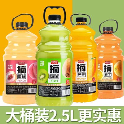 夏季复合果汁2.5L大桶装解渴解腻