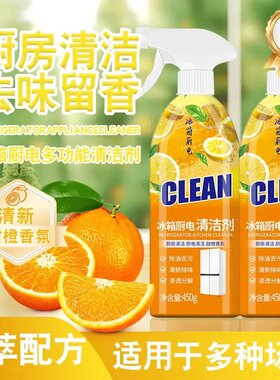 冰箱家电清洁剂多用途厨电专用清洗剂多功能油烟机油污净洁生花