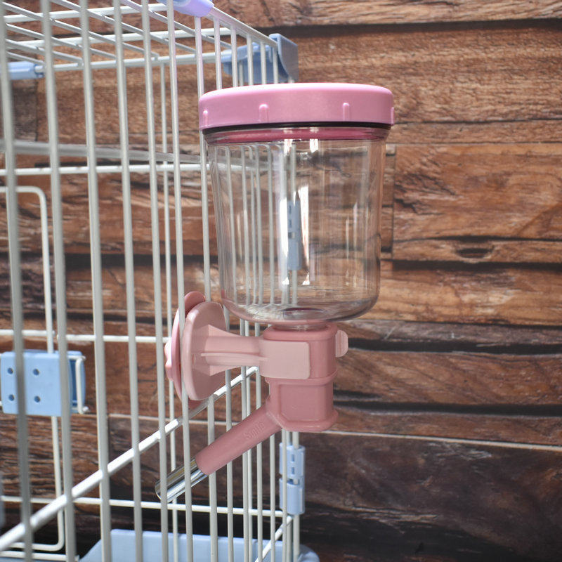 禾其宠物饮水器猫咪饮水机兔子水壶狗狗喝水挂式滚珠自动饮水用品