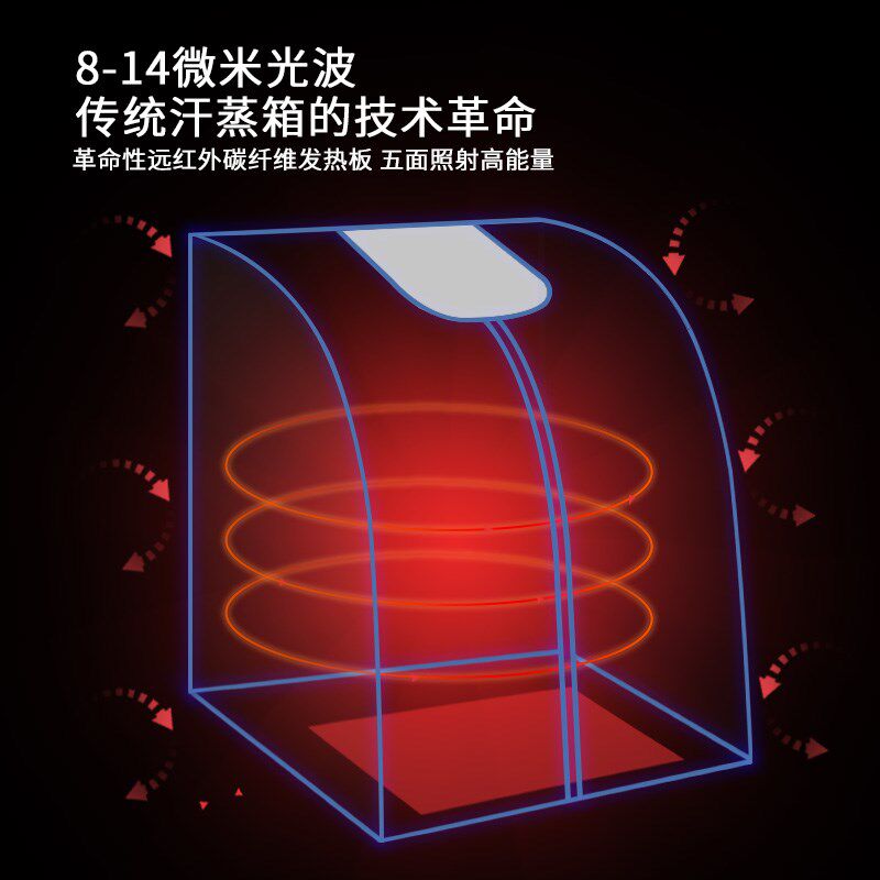 远一远红外汗蒸房汗蒸箱家用全身发汗太空仓桑拿浴箱养生桶排毒