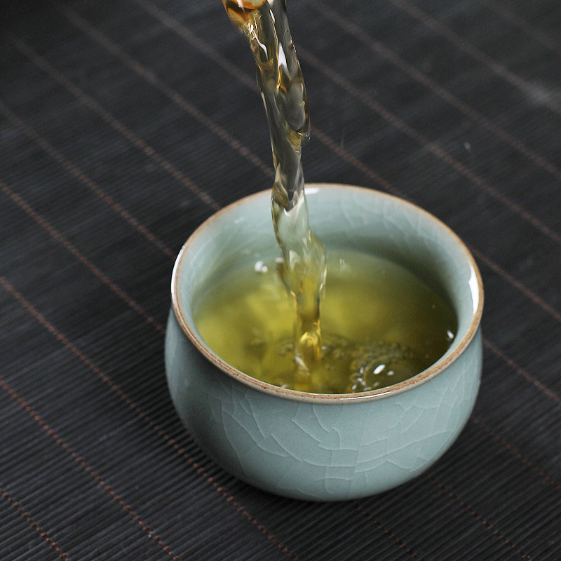 青瓷功夫茶具套装一壶两杯小套便携旅行快客杯哥窑冰裂陶瓷礼品套