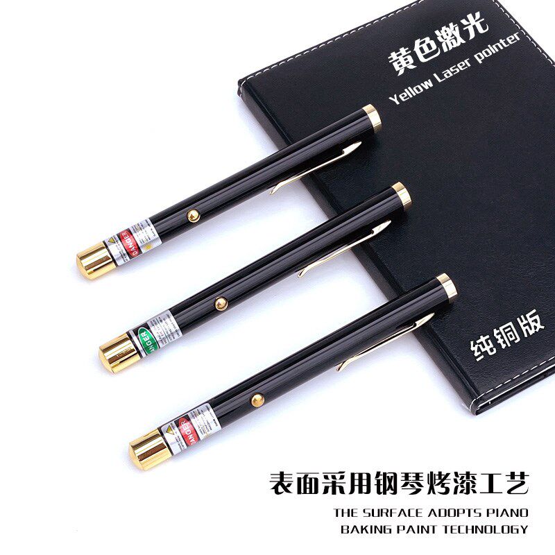 摩羯王--黄色激光笔红绿紫沙盘售楼讲课教鞭红外线指示灯团建礼品