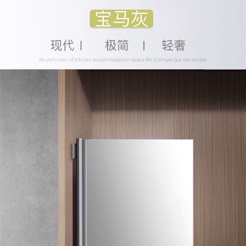 对开门衣柜内置隐形全身试穿衣镜柜门旋转折叠家用极窄无边框包邮