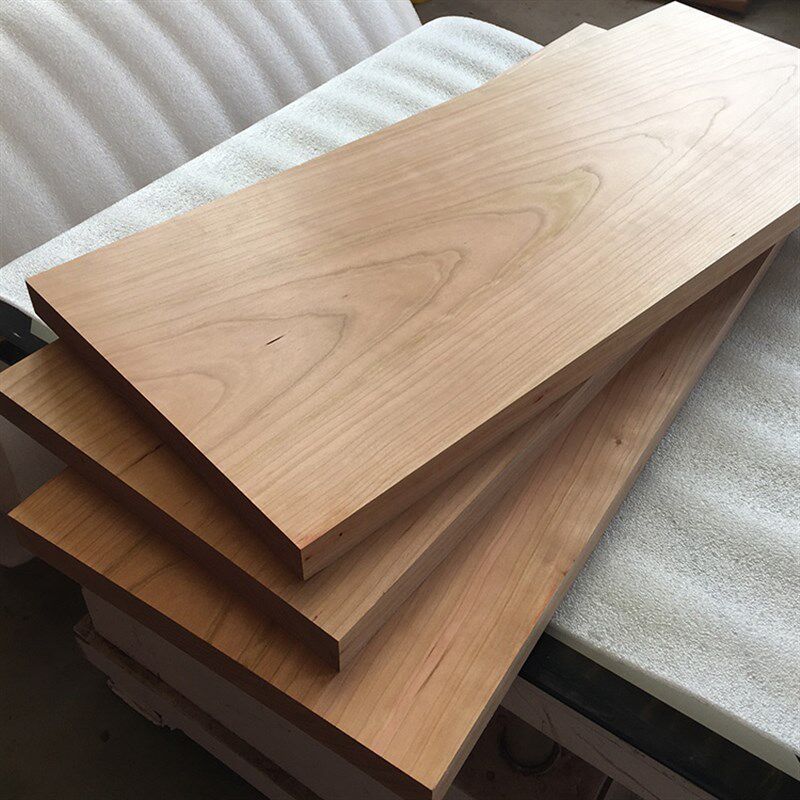 定制北美樱桃木实木板板材DIY木料手工雕刻托盘砧板菜板原木材料