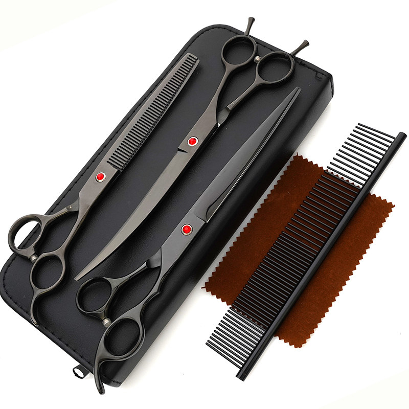 宠物剪刀美容专业修毛剪套装专业狗狗弯剪子泰迪剃毛工具神器用品
