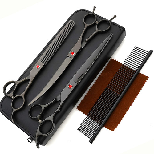 宠物剪刀美容专业修毛剪套装专业狗狗弯剪子泰迪剃毛工具神器用品