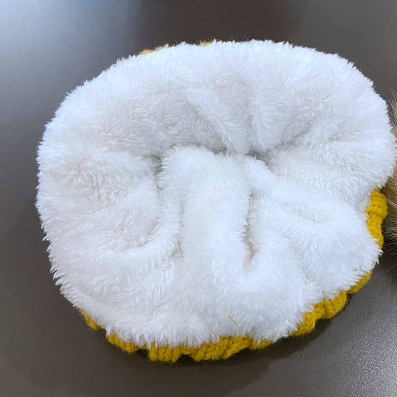 儿童秋冬季帽子围巾两件套保暖毛线帽男女童宝宝加绒加厚针织帽潮