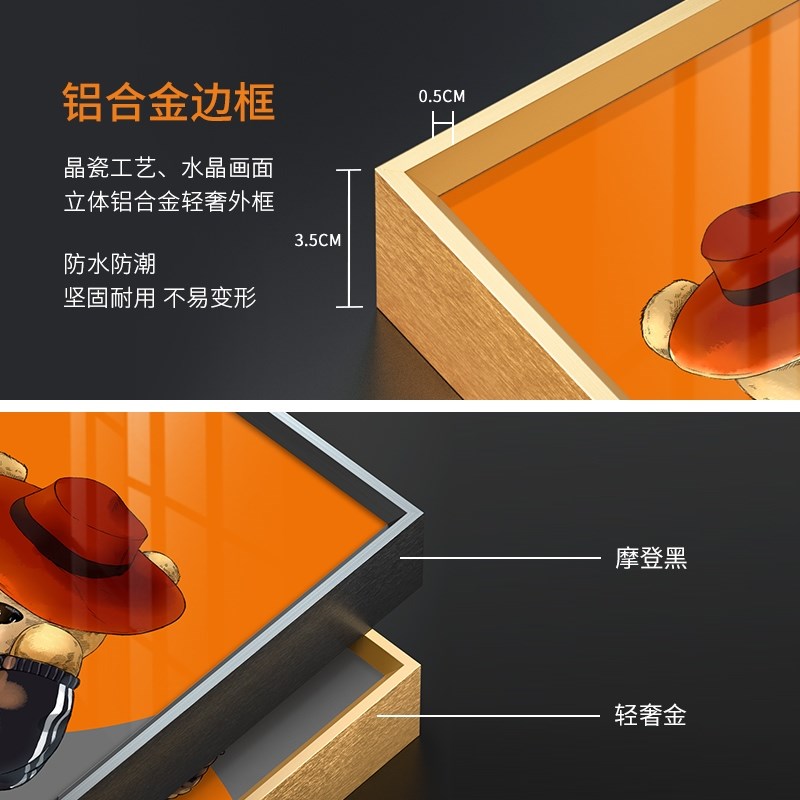 个性趣味装饰画玄关壁画落地客厅轻奢走廊高档背景墙入户竖版网红