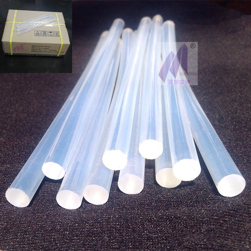 12公斤包邮整箱热熔胶棒白色透明7mm 11mm环保型高粘性热熔胶条