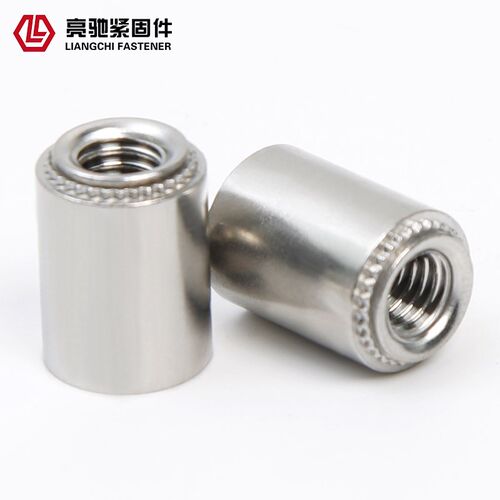 不锈钢无台阶防水螺母柱盲孔压铆螺柱BSS-M3/M4/M5/M6/M8/M12定制