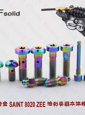 EFSOLID 钛合金螺丝 SAINT 8020 ZEE刹车套件螺丝 本体螺丝