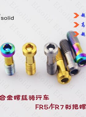 EFsolid  钛合金螺丝  avid  fr5 fr7 刹把螺丝 骑行车改装螺丝