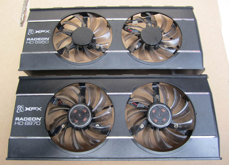 XFX讯景 HD6790 HD6850 6870 6950 旋风 少校 中校 上校 显卡风扇