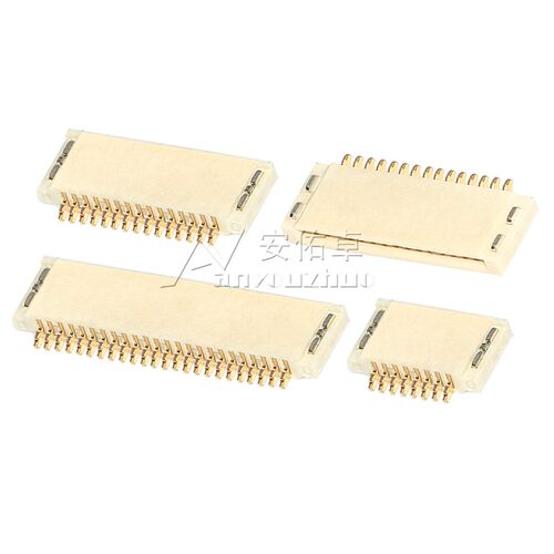 FPC连接器FFC扁平电缆间距0.5MM ZIF卧贴 8P15P24P接插件上下接触